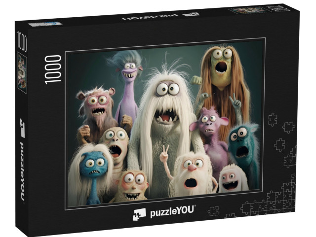 puzzle 1000 dílků „Klan monster“