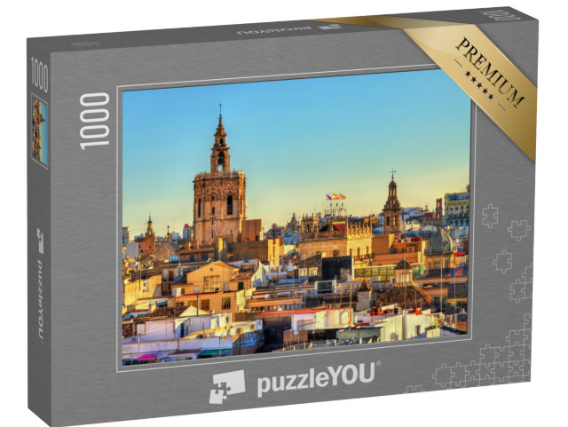 puzzle 1000 dílků „Staré město Valencie, Španělsko“