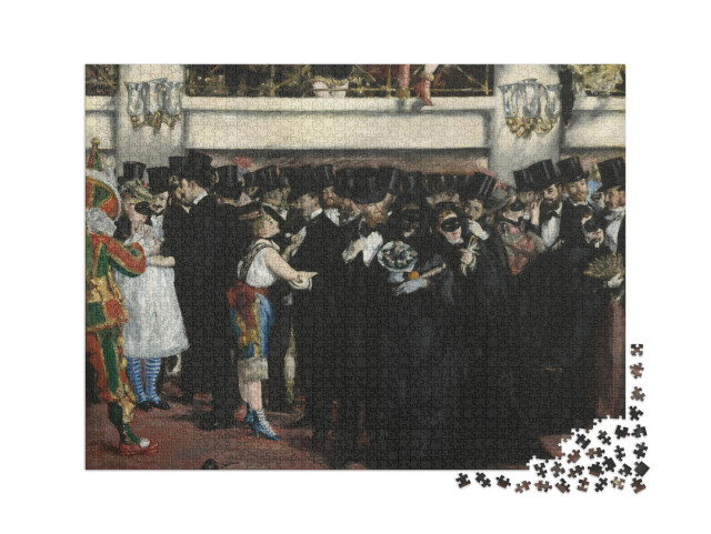 puzzle 2000 dílků „Maškarní ples v opeře, Edouard Manet 1873“