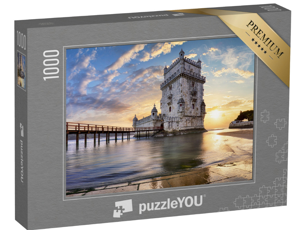 puzzle 1000 dílků „Lisabon, věž Belem na řece Tagus v Portugalsku“