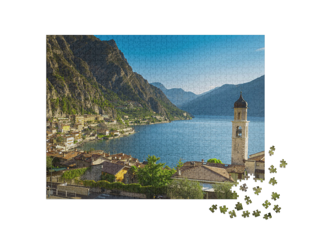 puzzle 1000 dílků „Jezero Garda“