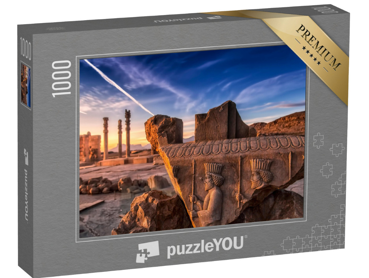 puzzle 1000 dílků „Persepolis: slavnostní hlavní město Achaimenovské říše, dnešní Írán.“