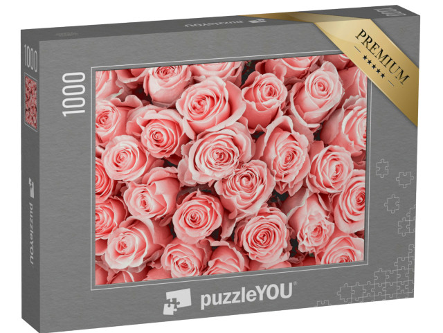 puzzle 1000 dílků „Růžové růže“