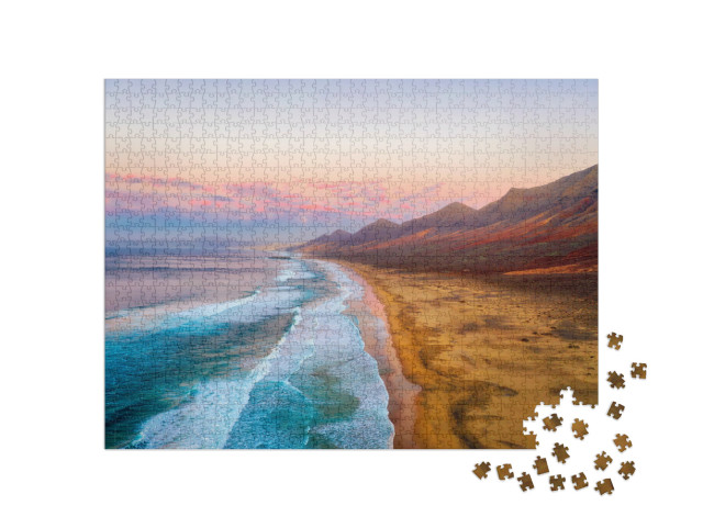 puzzle 1000 dílků „Pláž Cofete na jižním cípu ostrova Fuerteventura“