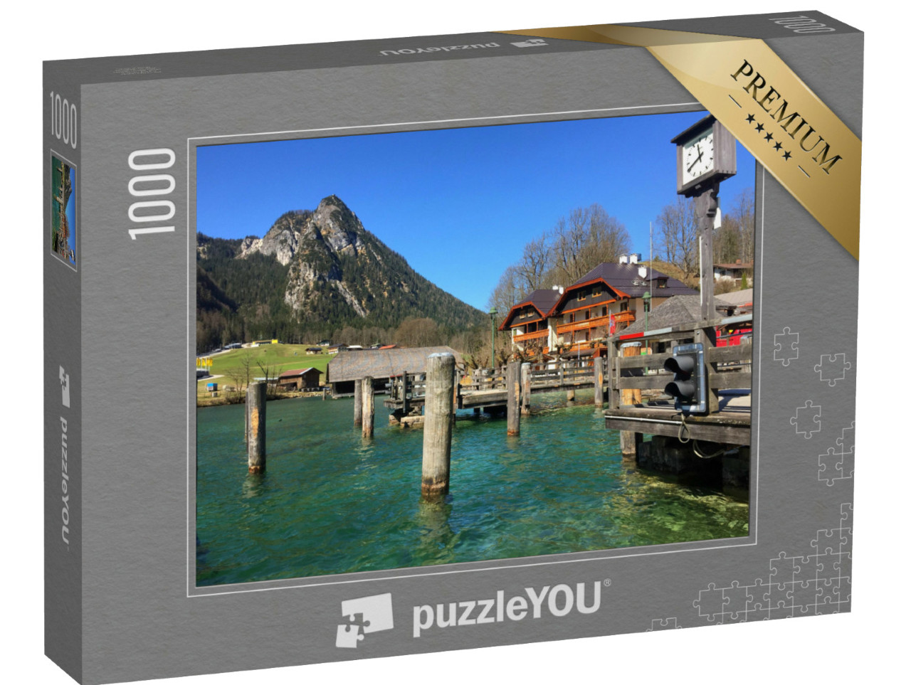 puzzle 1000 dílků „Krásný výhled na Königssee, Německo“