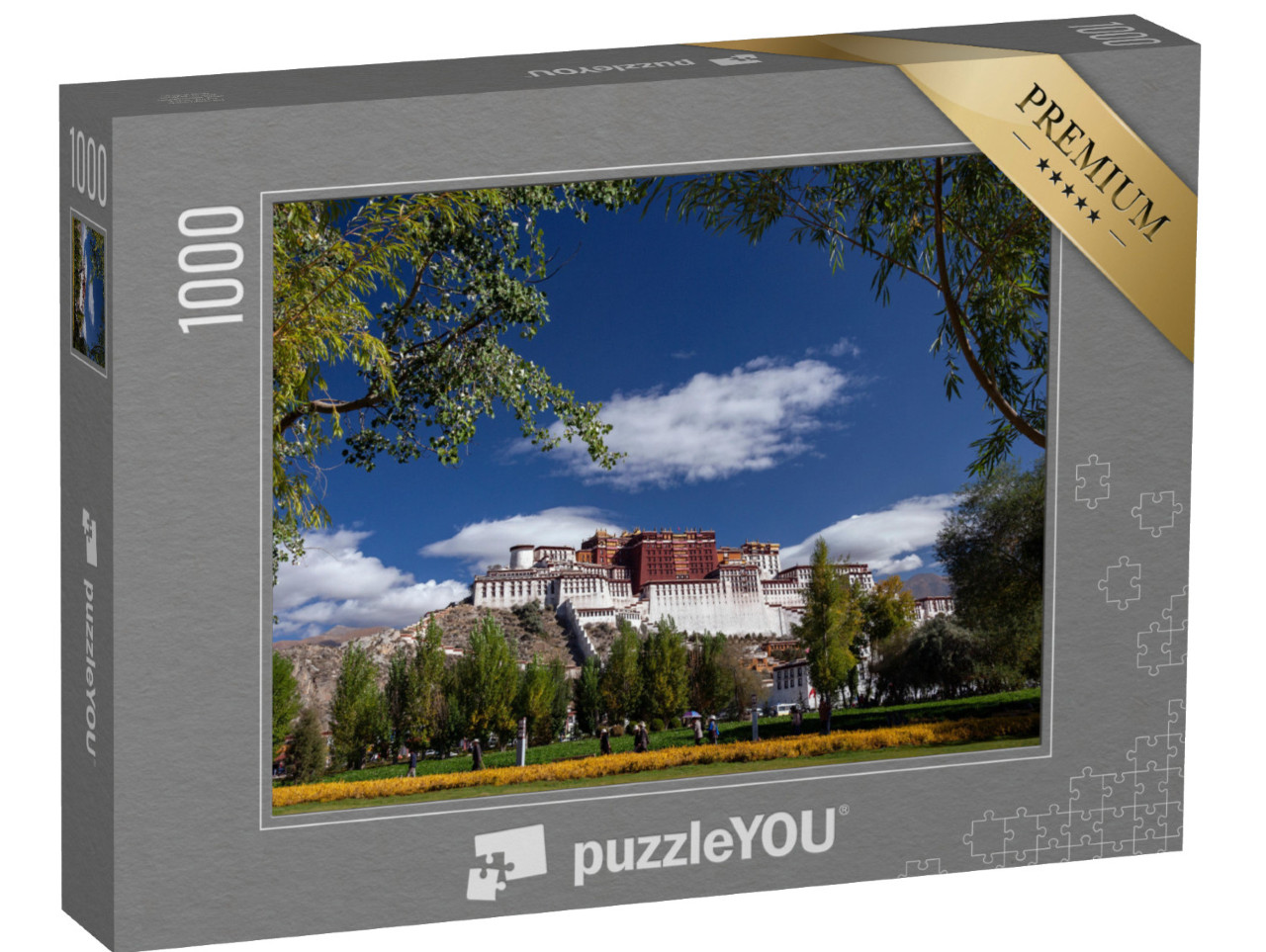 puzzle 1000 dílků „Palác Potala, pevnost Dzong ve městě Lhasa v Tibetu“