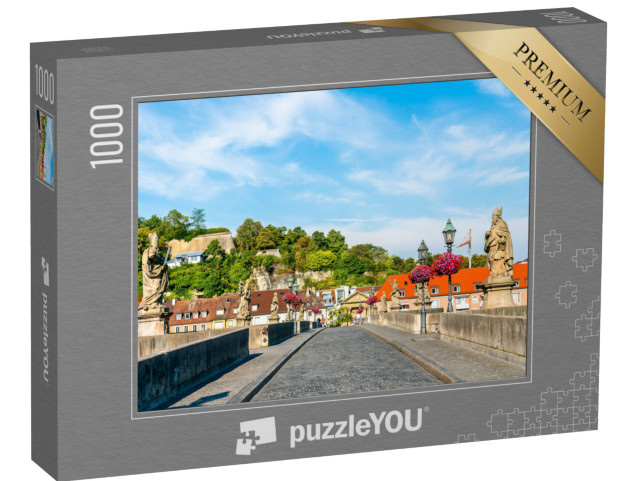 puzzle 1000 dílků „Starý hlavní most ve Würzburgu, Bavorsko“