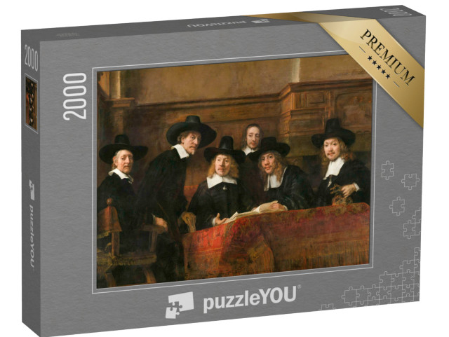 puzzle 2000 dílků „Rembrandt - "Syndikáty"“