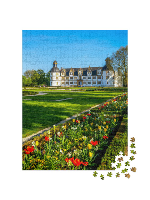 puzzle 1000 dílků „Zámek Neuhaus u Paderbornu, Německo“