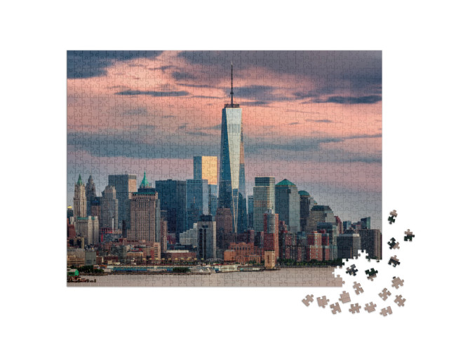 puzzle 1000 dílků „One World Trade Centre v New Yorku, USA“