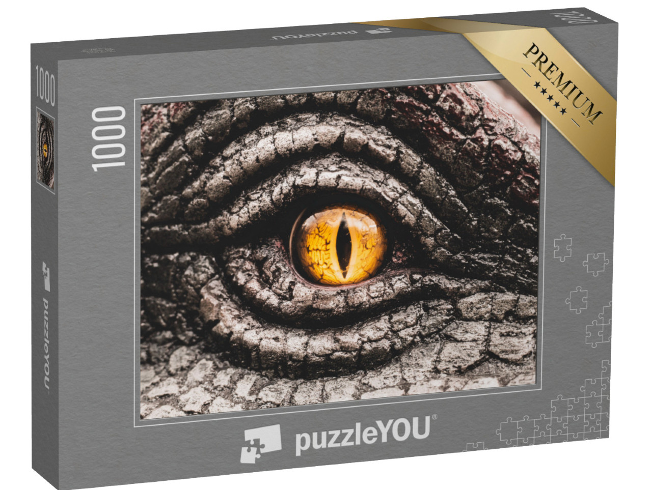 puzzle 1000 dílků „Oko dinosaura“