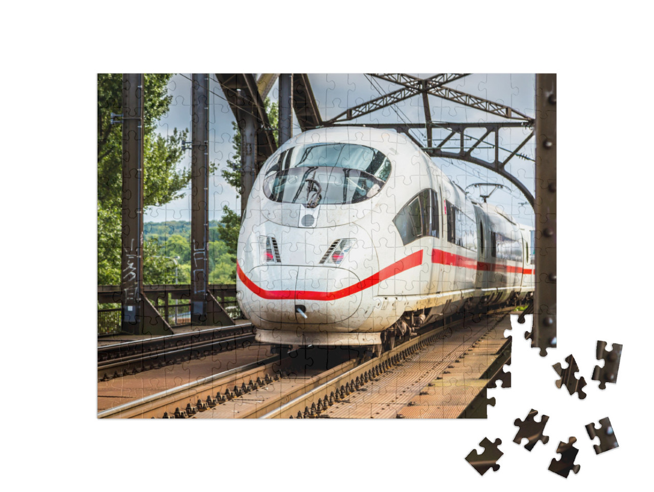 puzzle 200 dílků „InterCity Express“