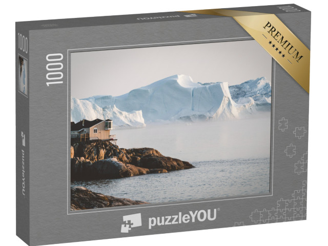 puzzle 1000 dílků „Ilulissat, arktické město při východu slunce, Grónsko“