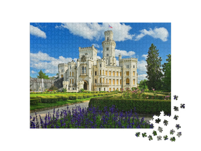 puzzle 1000 dílků „Zámek Hluboká nad Vltavou, Česká republika“