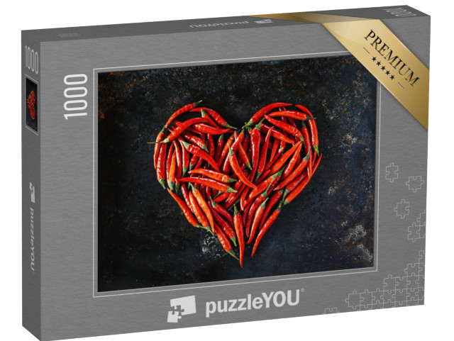 puzzle 1000 dílků „Červené chilli papričky“