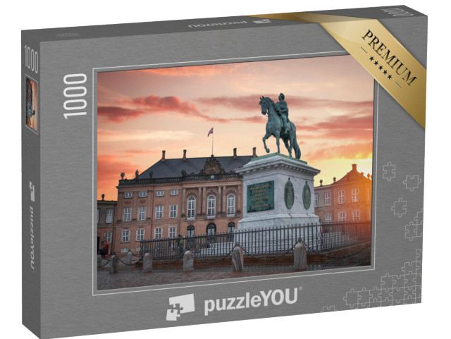 puzzle 1000 dílků „Královský palác Amalienborg v Kodani“