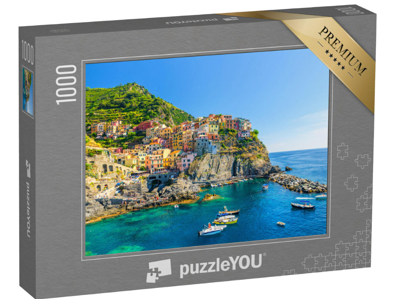 puzzle 1000 dílků „Manarola tradiční typická italská vesnice v národním parku Cinque Terre“