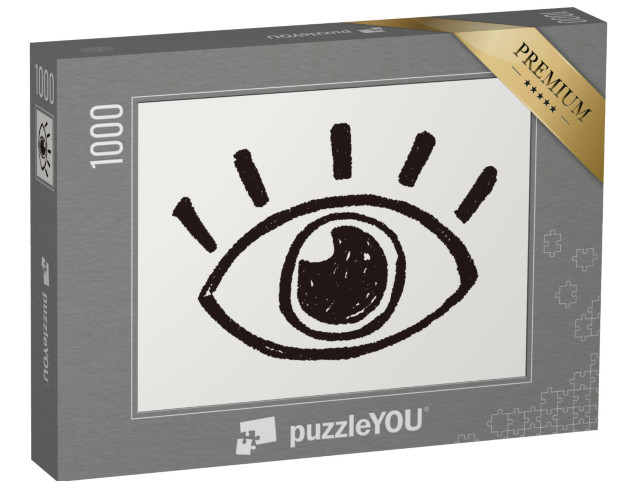 puzzle 1000 dílků „Oční kresba“