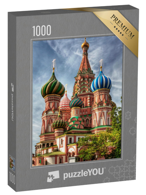 puzzle 1000 dílků „Katedrála svatého Basila v Moskvě“