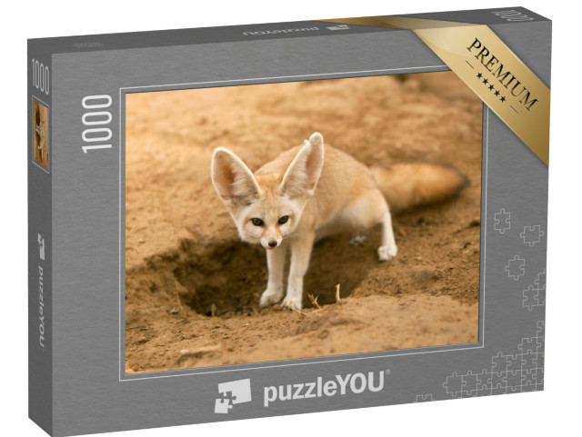 puzzle 1000 dílků „Fennek fox na stráži“