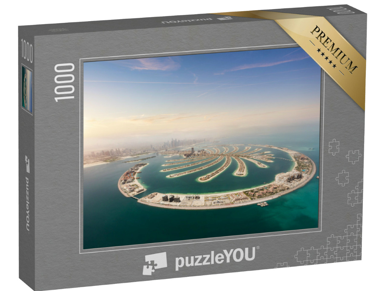 puzzle 1000 dílků „Umělý palmový ostrov, Dubaj“