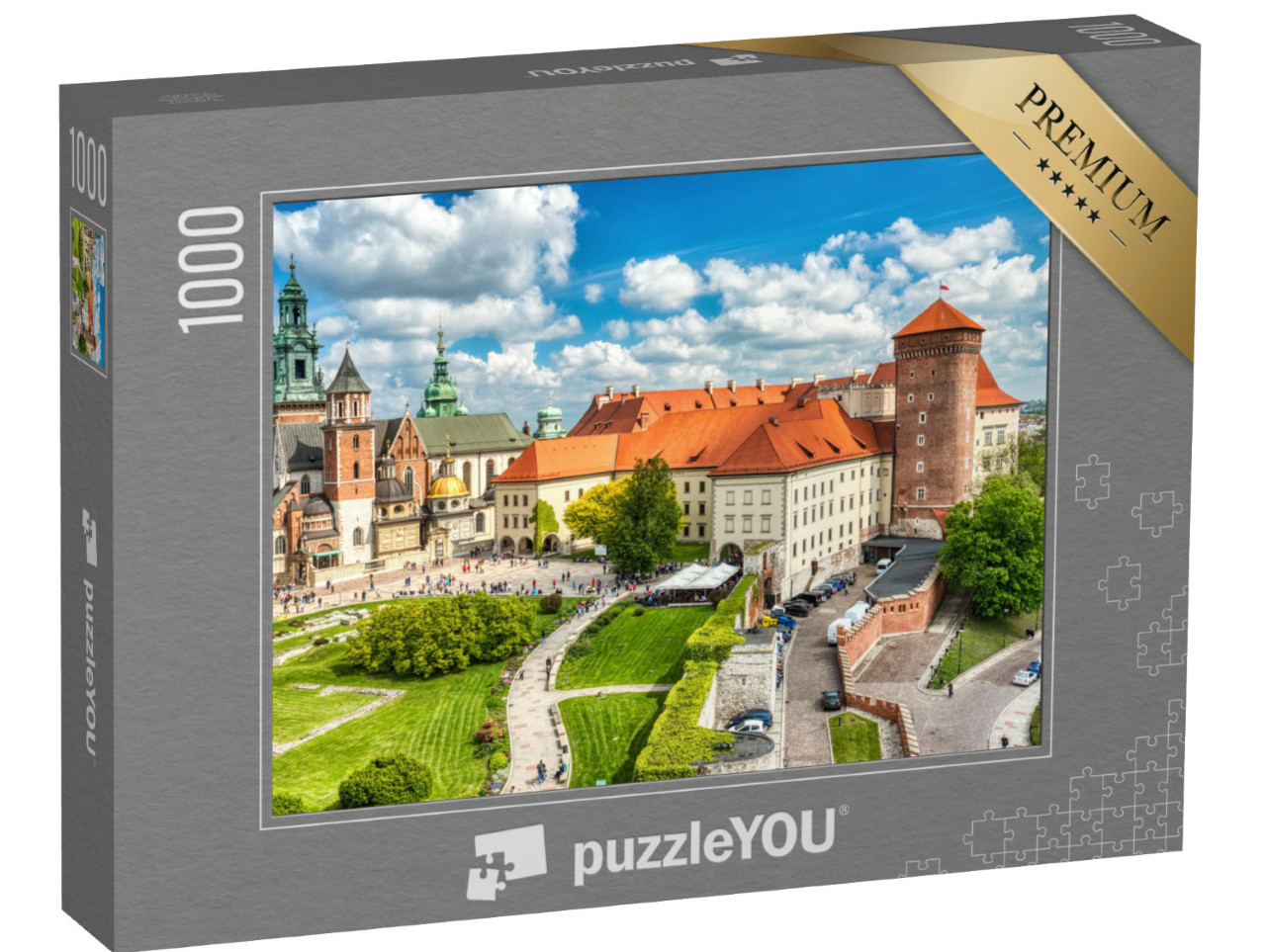 puzzle 1000 dílků „Hrad Wawel ve dne, Krakov, Polsko“