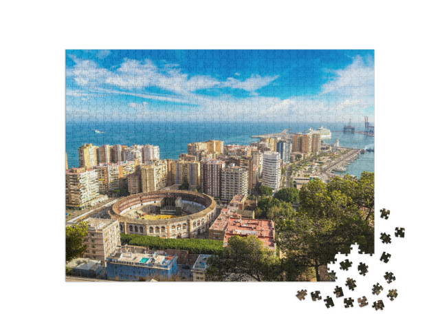 puzzle 1000 dílků „Málaga v létě, Španělsko“