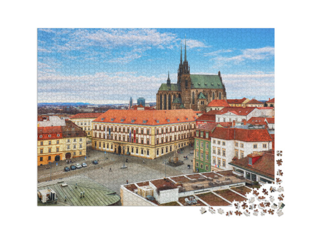 puzzle 2000 dílků „Brno, Česká republika“