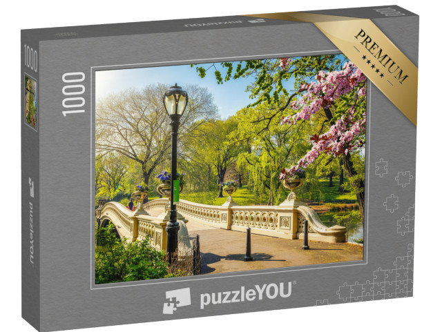 puzzle 1000 dílků „Světoznámý obloukový most v Central Parku v New Yorku“