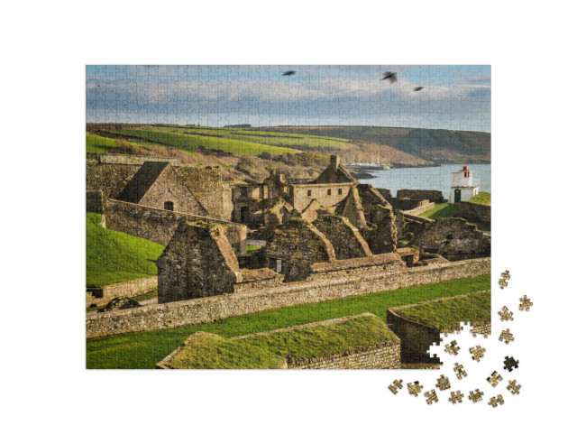 puzzle 1000 dílků „Fort Kinsale, pevnost v Irsku“