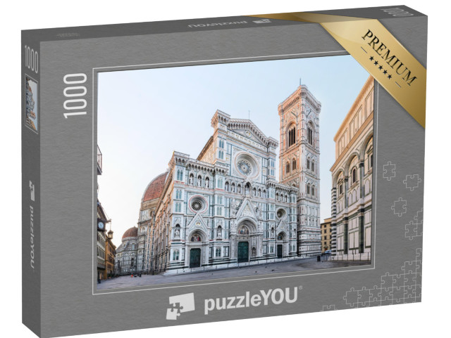 puzzle 1000 dílků „Východ slunce nad katedrálou Santa Maria del Fiore ve Florencii“