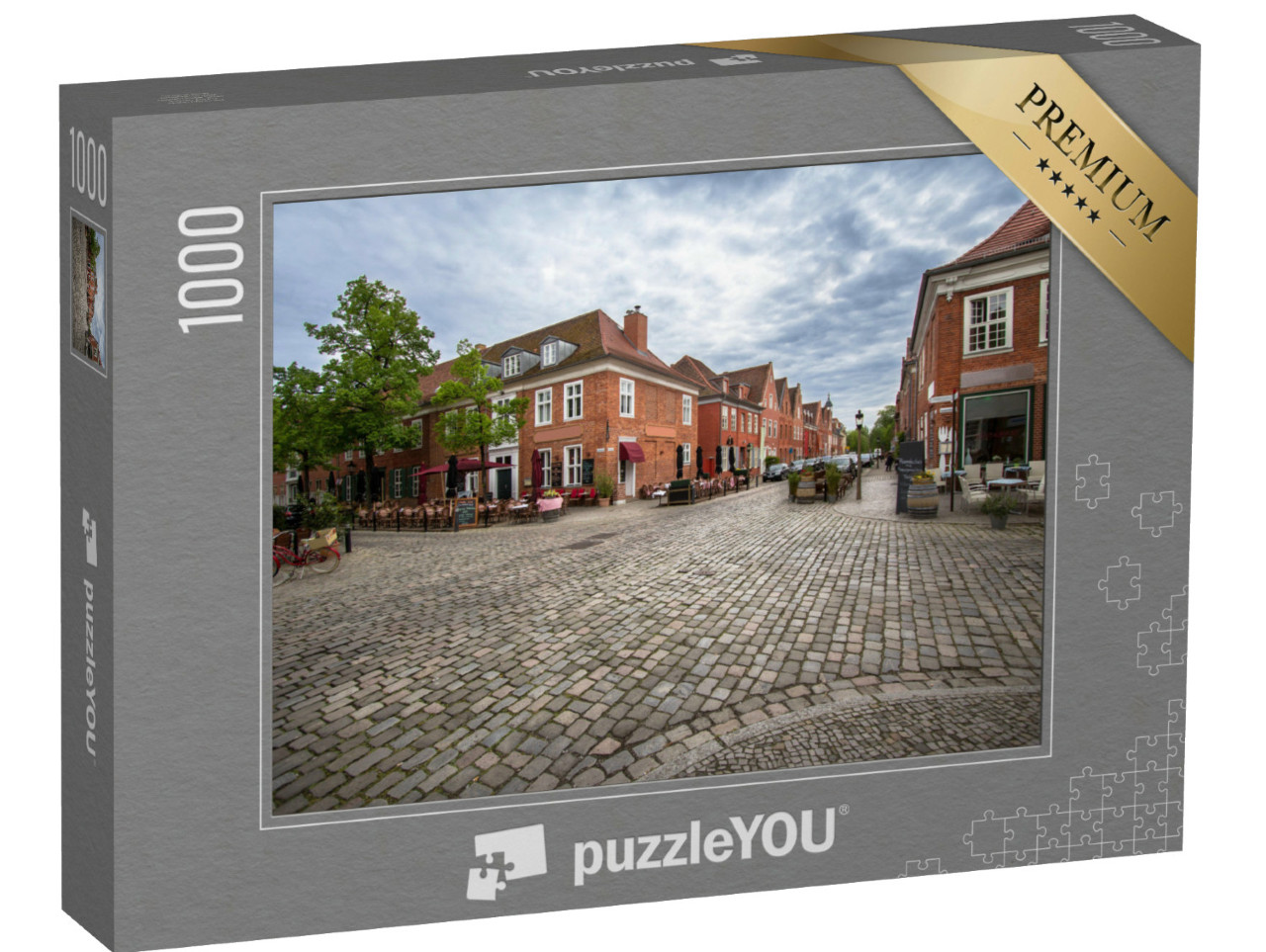 puzzle 1000 dílků „Holandská čtvrť města Postupim, Braniborsko, Německo“