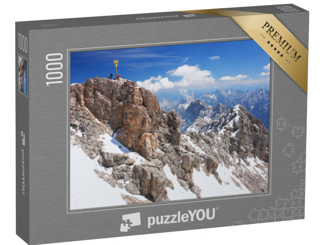 puzzle 1000 dílků „Zugspitze, nejvyšší vrchol německých Alp“