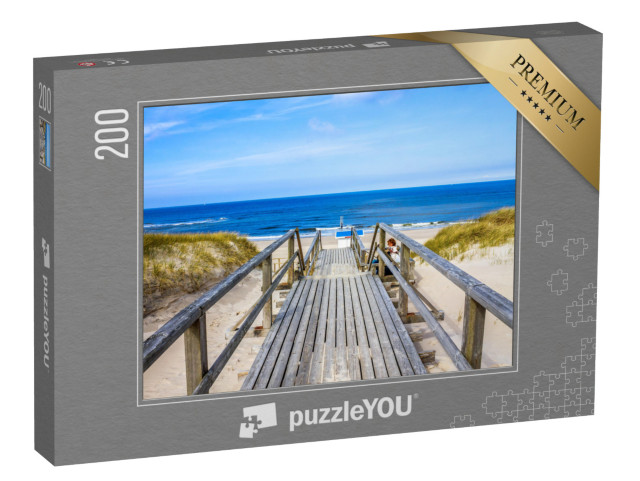 puzzle 200 dílků „Cesta na pláž ve Westerlandu, Sylt“