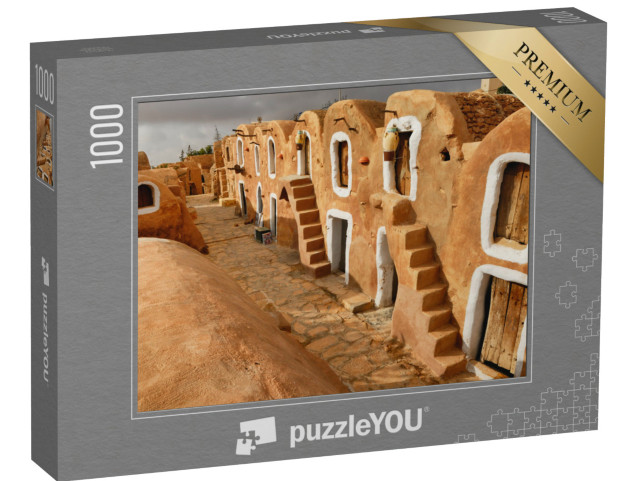 puzzle 1000 dílků „Tuniská sýpka, Ksar Ouled Debbab, Tataouine, Tunisko“