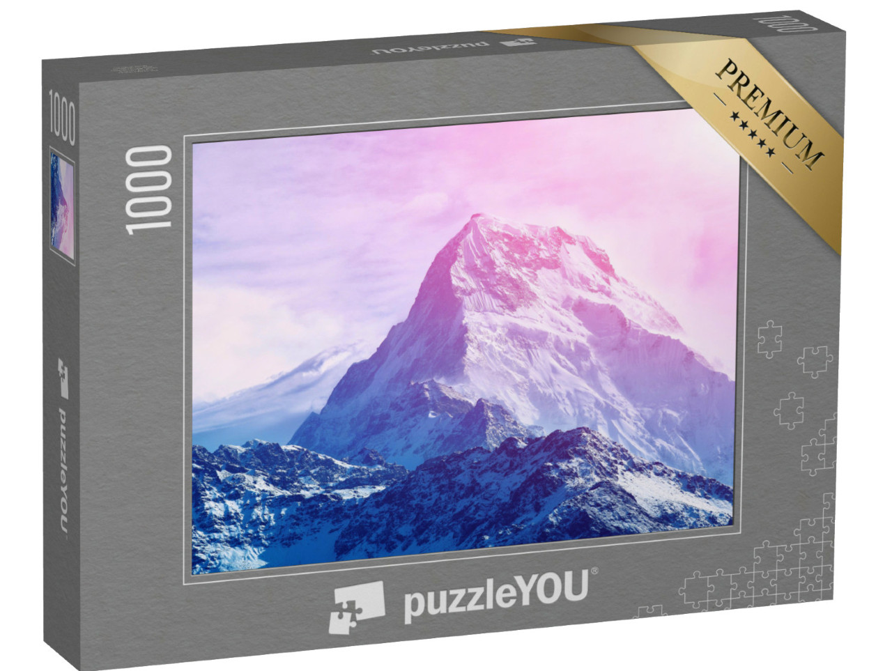 puzzle 1000 dílků „Fantastický východ slunce v horách“