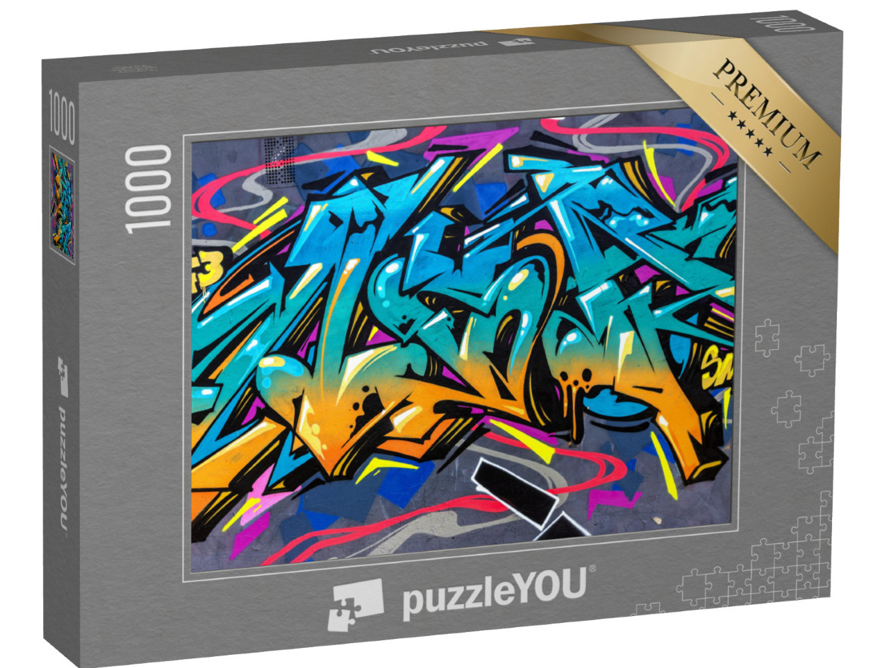 puzzle 1000 dílků „Graffiti umění Street art“