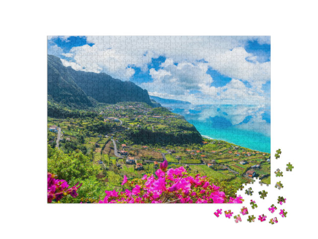 puzzle 1000 dílků „Severní pobřeží Madeiry z Miradouro Solar de Boaventura“