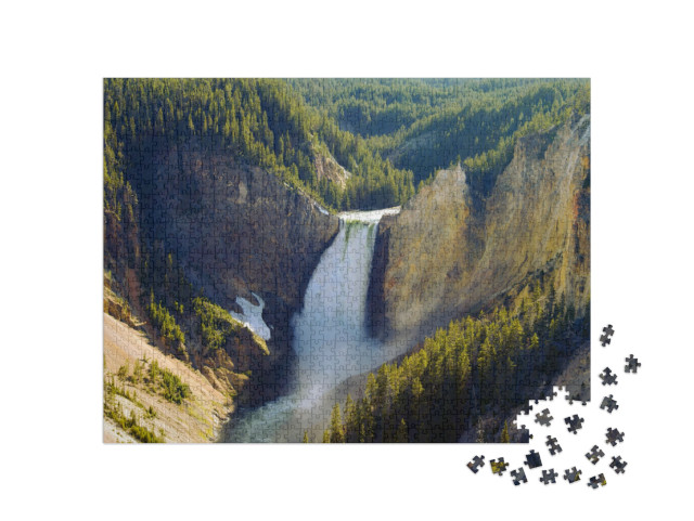 puzzle 1000 dílků „Velký kaňon Yellowstonského národního parku“