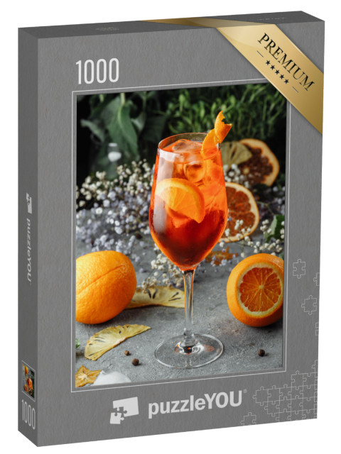 puzzle 1000 dílků „Koktejl Aperol Spritz“