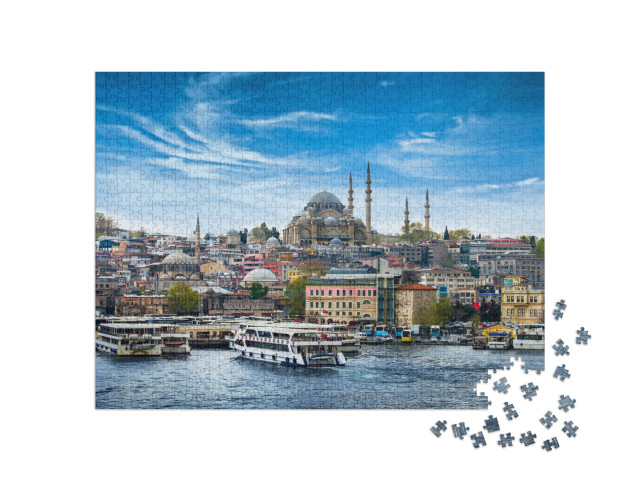 puzzle 1000 dílků „Istanbul, hlavní město Turecka“