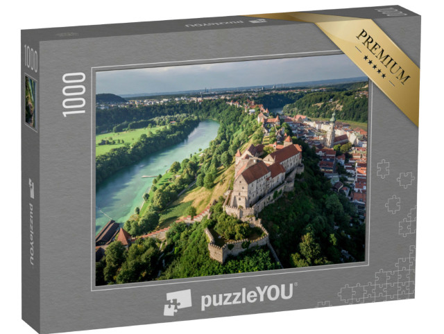 puzzle 1000 dílků „Burghausen s nejdelším hradem na světě“