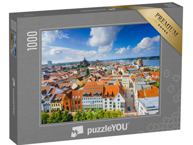 puzzle 1000 dílků „Staré město Rostock, Německo“