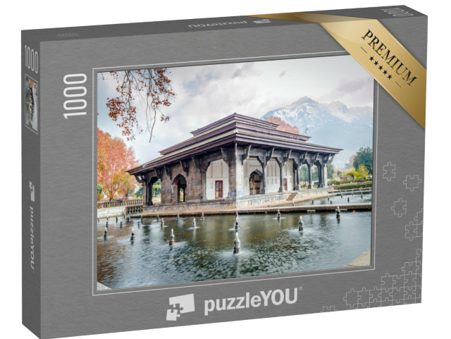 puzzle 1000 dílků „Mughalské dědictví v zahradě Shalimar Bagh v Kašmíru“