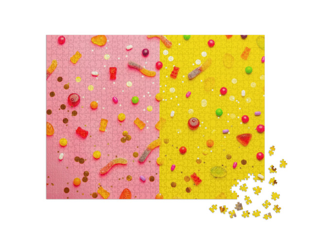 puzzle 1000 dílků „Různé želé děti“