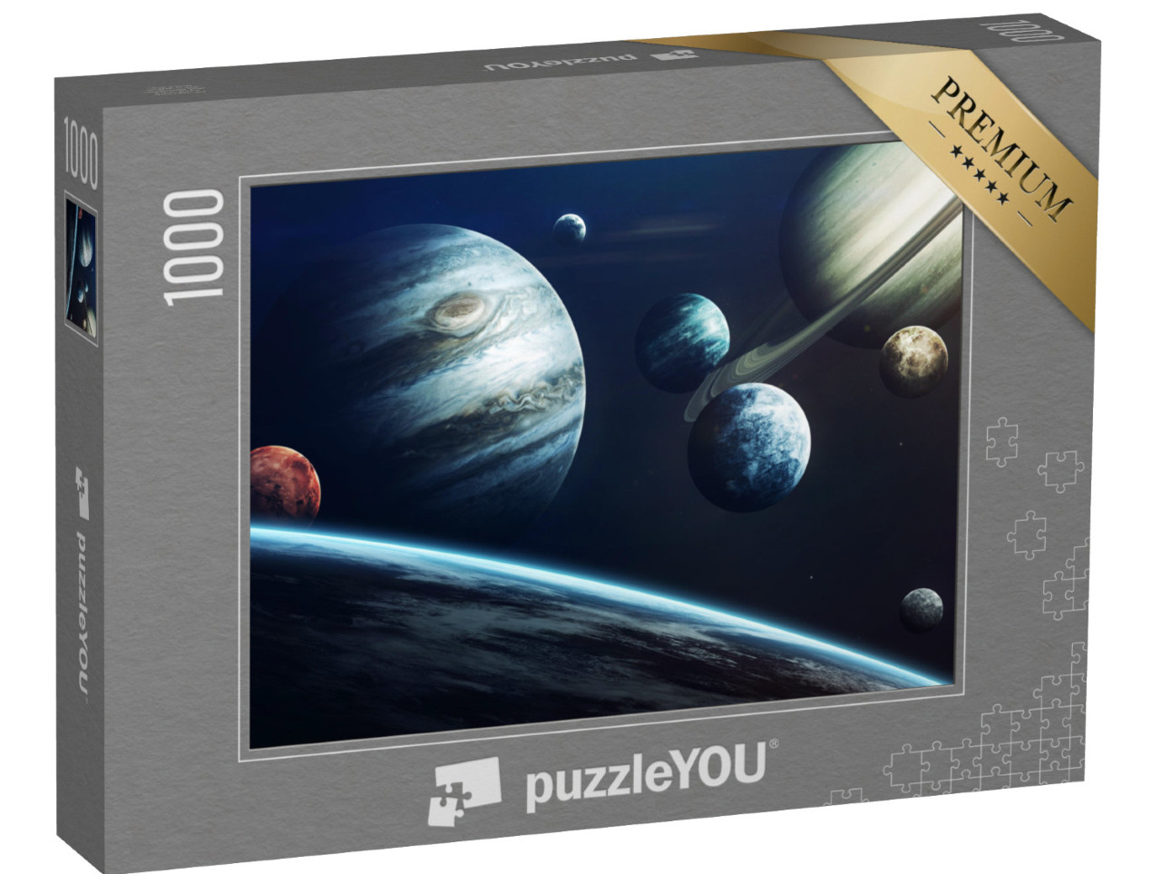 puzzle 1000 dílků „Planety sluneční soustavy, NASA“