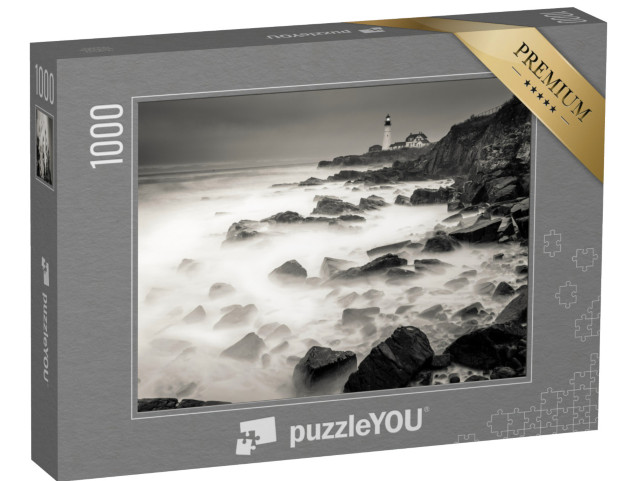 puzzle 1000 dílků „Skalnaté pobřeží státu Maine“