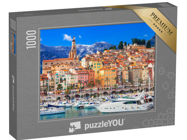 puzzle 1000 dílků „Luxus na jihu Francie: rekreační středisko Menton“