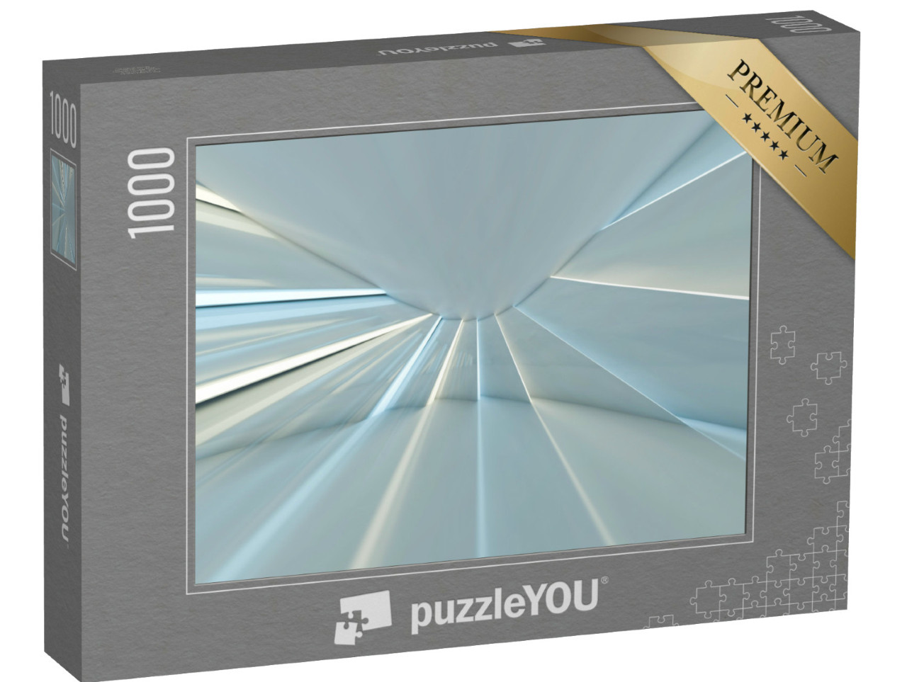 puzzle 1000 dílků „Abstraktní moderní architektura na pozadí, prázdný otevřený prostor...“