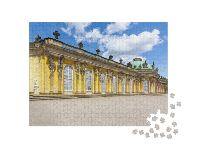 puzzle 1000 dílků „Zámek Sanssouci v Postupimi“